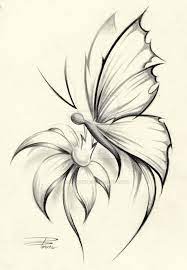 Butterfly Flower Pencil Drawings Of Flowers Flower Sketches Flower Drawing Your kids will be thrilled when they see these butterfly crafts just for them!