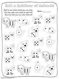 Roll A Rainbow Of Animals Free Math Game Great To Use With Brown Bear Backtoschool Brownbear Kindergarten Math Games Free Math Games Kindergarten Math