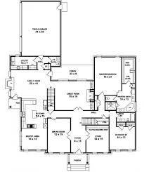Kitchen & dining breakfast nook 4,090 keeping room 1,033 kitchen island 1,835 open floor plan 5,947. Single Story Simple 5 Bedroom House Plans Novocom Top