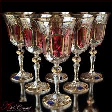 Czech crystal bohemian optic coin glass dot compote bowl crystals brass marble. Pin On Crystal Glassware