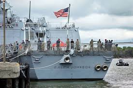 Ddg 125 is named for jack h. U S Navy Commissioned 65th Burke Class Destroyer Uss Ralph Johnson Ddg 114