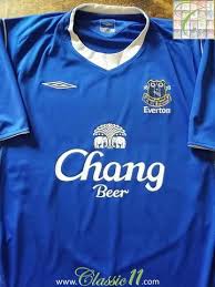 Everton fc toffee blues england football shirt soccer jersey chang mens size m. Pin On Umbro