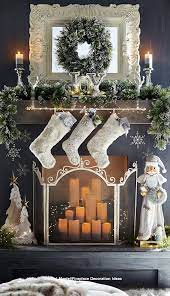 16 Fireplace Decoration Ideas With Christmas Spirit I Do Myself Christmas Mantel Decorations Christmas Fireplace Christmas Fireplace Decor