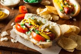 Hot Dog De Chicago Recette Recette Recette Facile Nourriture Chien