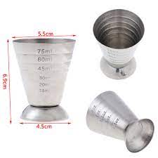 Convert between metric and imperial units. 75ml 3 In 1 Edelstahl Messbecher Cocktail Werkzeuge Bar Jigger Tasse W Ml Oz Tbsp Messung Einheit Bars Der Gemischte Getranke Measuring Cups Jugs Aliexpress
