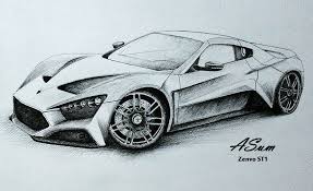 Pin By Jack Daugherty On Arts And Drawings Cool Pencil Drawings Car Drawing Pencil Car Drawings