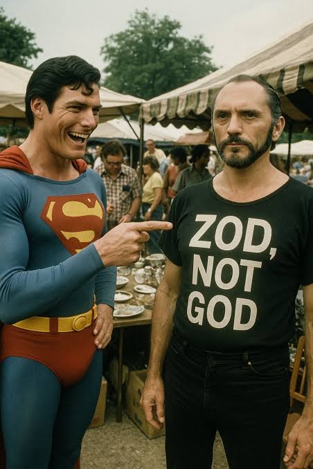 Taking Superman to the flea market