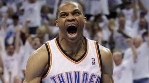 Share this article share tweet text email link andy nesbitt. Watch Fan Dumps Popcorn On Russell Westbrook As He Walks Off Injured Firstsportz