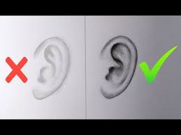 Learn how you can draw realistic female faces quickly. Do S Don Ts How To Draw A Realistic Ears Step By Step Drawing For Beginners Youtube