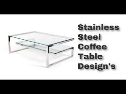 All stainless steel table from trinity is outfitted with wheels so it's easily portable. Stainless Steel Coffee Table Design S Youtube