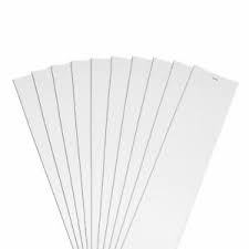 Inherently vertical blinds are extremely versatile with the headrail lasting for. Dalix Ribbed Replacement Slats Vertical Blinds White Vinyl 98 5 Window 10 Pack Ebay