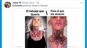 El 'influencer' mostró los tatuajes que se hizo recientemente pero uno llamó la atención en. Los Tatuajes De La Liendra Dejaron Varios Memes En Twitter Kienyke