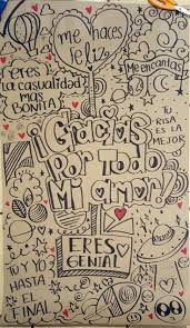 Frases De Amor Dibujos Para Cartas Carteles De Amor Carta De Amor Manualidades