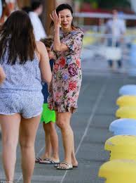 Wendi Deng takes a break in St Barts on Roman Abramovich's yacht | Daily  Mail Online