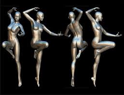 Woman In Art 3d Print Model Print Models Figure Poses Art