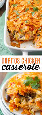 Doritos Chicken Casserole Recipe Recipe Chicken Recipes Casserole Easy Casserole Recipes Dorito Chicken
