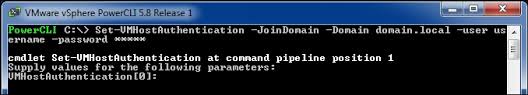 Joining An Esxi Host Into Active Directory Powercli Cookbook