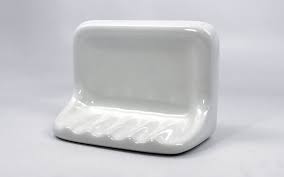 Amazon Com Squarefeet Depot Bath Accessory Shower Soap Dish White Ceramic Thinset Mount Home Improvement In 2020 Bath Accessories Bathroom Soap Shower Soap