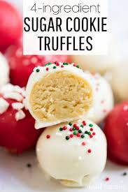 No Bake Sugar Cookie Truffles In 2020