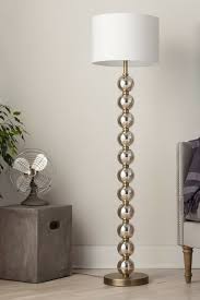 Threshold Mercury Glass Stacked Ball Floor Lamp Brass Ad Floor Lamp Lamp Brass Floor Lamp