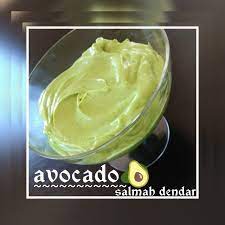 Avocado Dessert Recipe By Salmah Dendar Recipe Avocado Dessert Desserts Avocado Recipes Dessert