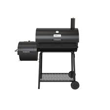 Royal Gourmet 30 In Charcoal Grill With Offset Smoker Cc1830f The Home Depot Charcoal Grill Offset Smoker Charcoal Grill Smoker