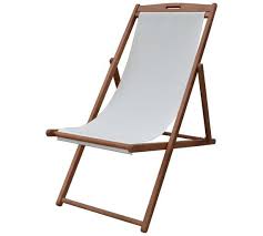 Buy Home Deck Chair Cream At Argos Co Uk Visit Argos Co Uk To Shop Online For Garden Chairs And Sun Loungers Garden F Sun Lounger Garden Chairs Deck Chairs