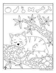 Arctic fox hidden picture coloring page | woo! Easy Hidden Pictures With Animals Printable Activity Pages Woo Jr Kids Activities