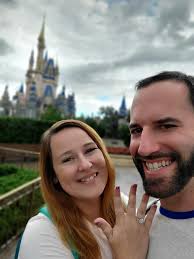 One-year anniversary of getting engaged at Disney World