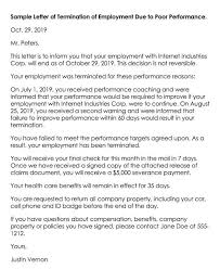 Negotiation is a process by which two persons or parties resolve conflicts and agree to lower their expectations to agree at a common point. Employee Termination Letter 20 Best Examples Templates