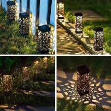 Kipida 8er Solarfackelset Weihnachten Licht Solar Solarleuchten