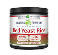 Amazing Formulas Red Yeast Rice Unflavored Powder | 600 Mg (756 Servin