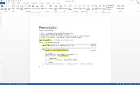 In word 2007 and word. How To Insert Source Code Into A Word Document