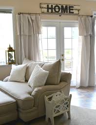 Simple Cozy Basement Tour With Images Curtains Living Room Farm House Living Room Modern Farmhouse Living Room