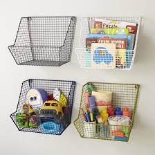 A kids room needs plenty of space to store toys, art supplies and other prized items. The Land Of Nod Kids Storage Wire Stacking Storage Collection In Storage Bins Kids Storage Kids Shelves Kids Room