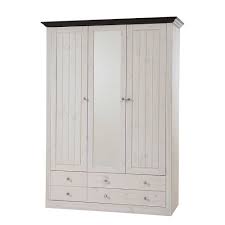 Landhaus Schrank Fascian Mit Spiegel Kleiderschrank Weiss Kleiderschrank Kleiderschrank Gunstig