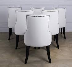 Black Orchid Luxury White Leather Dining Chair Dining Chairs White Leather Dining Chairs Leather Dining Chairs
