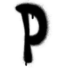 Seni yang dibuat dari rangkaian huruf hijaiyah mengandung unsur yang penting semacam penggalan ayat suci al quran kalimat bismillah dan shalawatmenimbulkan daya histeria yang berasal dari dalam hati. Graffiti Letter P Vector Images 99