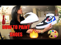 Decide if your shoes are one big picture or divided into sections. How To Paint Your Shoes Tutorial Restore And Customize With Angelus Paint Full Timelapse Youtube