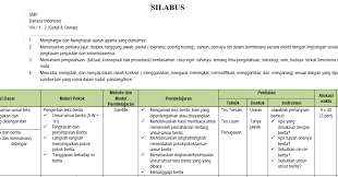 Soal ini sengaja kami persiapkan untuk anda yang berminat mengunduh file contoh soal uts/ mid semester ganjil mapel bahasa indonesia kelas 9 smp terbaru. Contoh Silabus Bahasa Indonesia Smp Kelas Vii Kurikulum 2013 Kumpulan Informasi