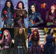 Download Evie And Mal Gowns Descendants Wallpaper | Wallpapers.Com