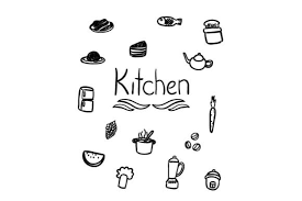 Download Kitchen Doodle Art Style Vector Art Graphic By Firdausm601 Creative Fabrica SVG Cut Files