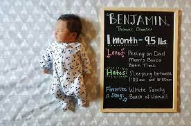 Diy Monthly Baby Update Chalkboard And Photos