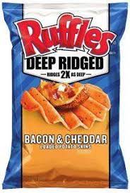 Frito Lay Ruffles Loaded Bacon Cheddar Potato Skins Flavored Chips 75oz Bag Pack Of 3 Check Out The Image Potato Skins Bacon Cheddar Potatoes Bacon Cheddar