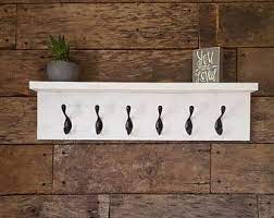 Wall mounted coat rack hanger 10 double hooks for clothes towels handbags. Pin On Farmhouse Decor