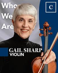On today's edition of Who We Are, meet Gail, one of our incredible  violinists! Gail brings passion, precision, and heart to every performance.  Her journey with the violin began at 7 years