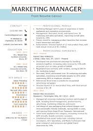 2020 guide with resume samples. Marketing Manager Resume Example Writing Tips Rg