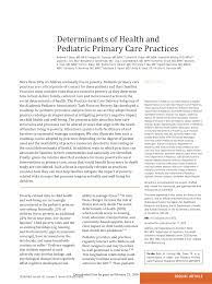 Cmc primary care providers are experts in a wide variety of chronic conditions and illnesses. Pdf Determinants Of Health And Pediatric Primary Care Practices