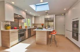 First, light from above provides a kitchen with balanced lighting, for delicate in kitchens, if you install a vented skylight, there are other benefits beyond simple fresh lighting. Skylight Windows Adding Contemporary Flair To Spacious Modern Kitchens