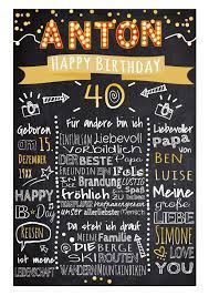 Geburtstag würde ich euch sehr gerne einladen. Geschenk Zum 40 Geburtstag Geburtstagstafel Geschenk Fur Manner Freund Geschenke Zum 40 Geschenke Zum 40 Geburtstag Geburtstag